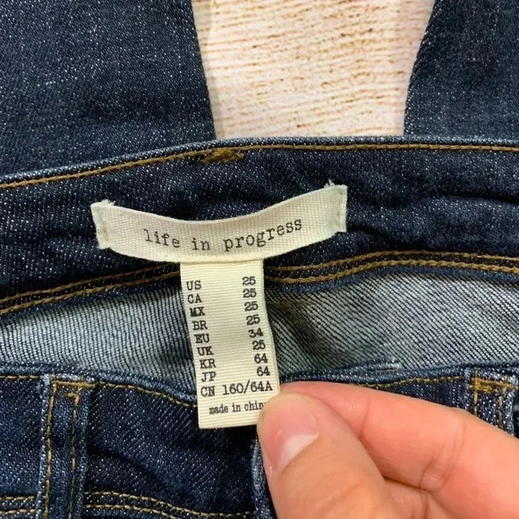 Life in Progress Skinny Distressed Jean - Picture 3 of 6